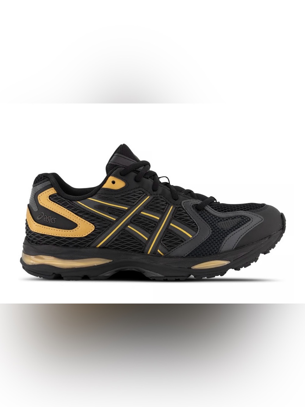 ASICS GEL- K1011 Unisex Sneaker - Black and Pure Gold  - Size 39  M6/W7.5 - Picture 3 of 13